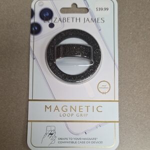 Elizabeth James Black Magnetic Loop Grip